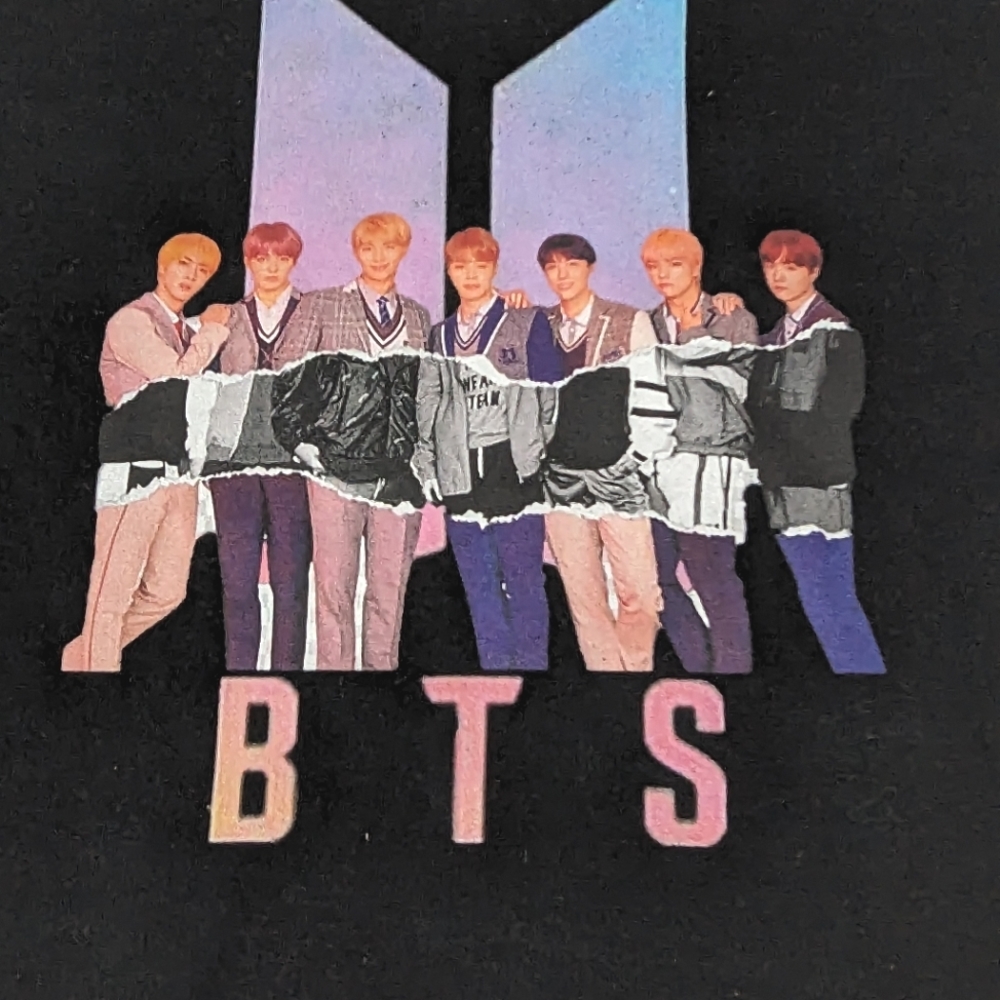 BTS The Band From South Korea -Member names on Back Large